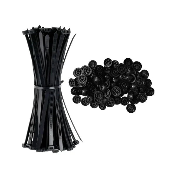 Nylon Universal Cable Tie Buckle (100PCS)