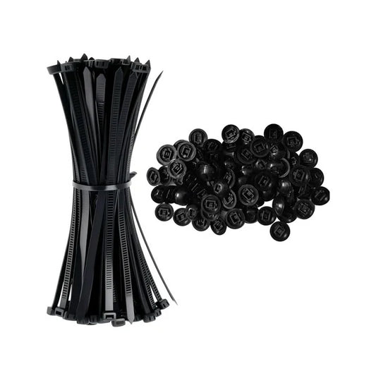 Nylon Universal Cable Tie Buckle (100PCS)